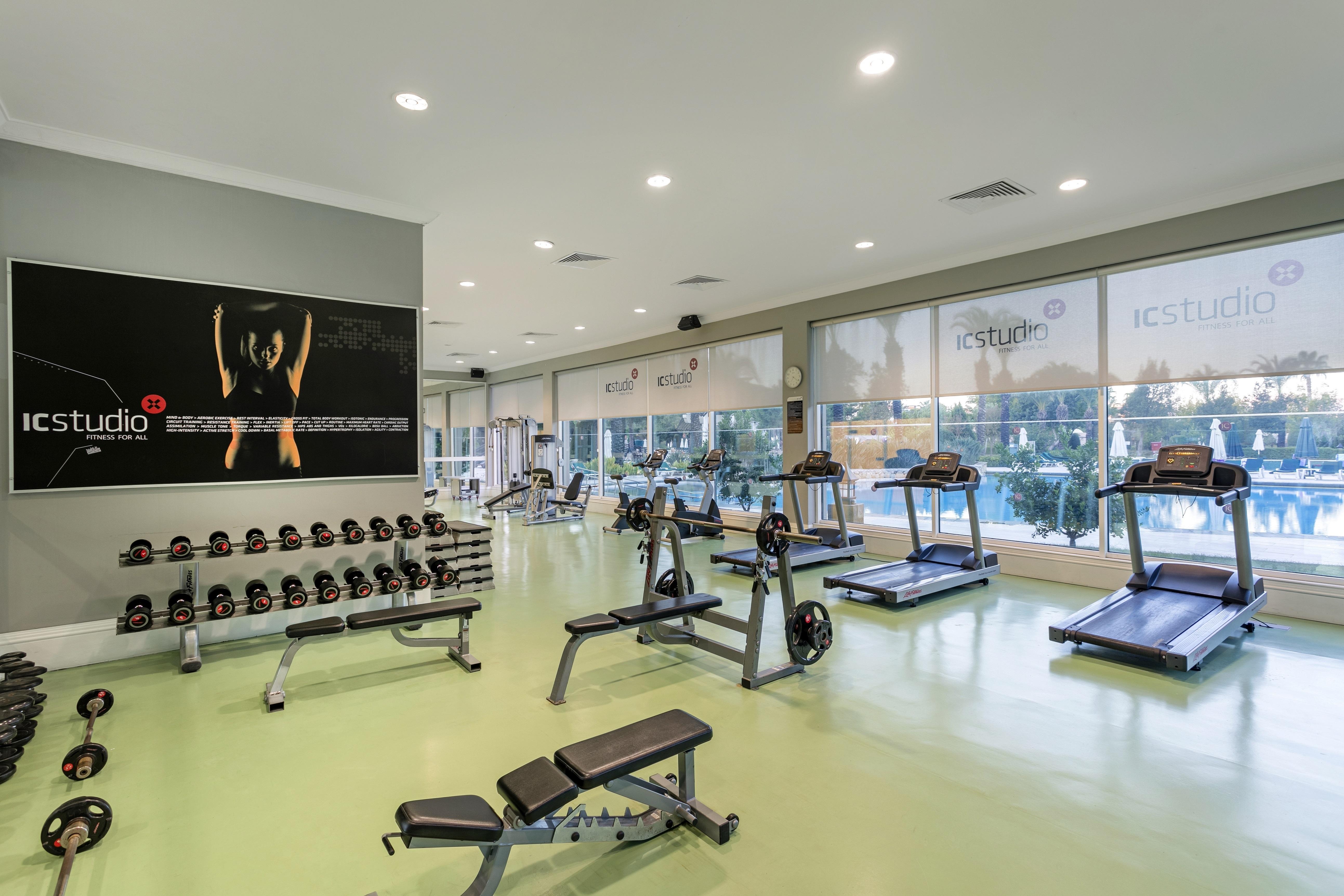 Ic Hotels Green Palace - Kids Concept Αττάλεια Εξωτερικό φωτογραφία The gym at the hotel